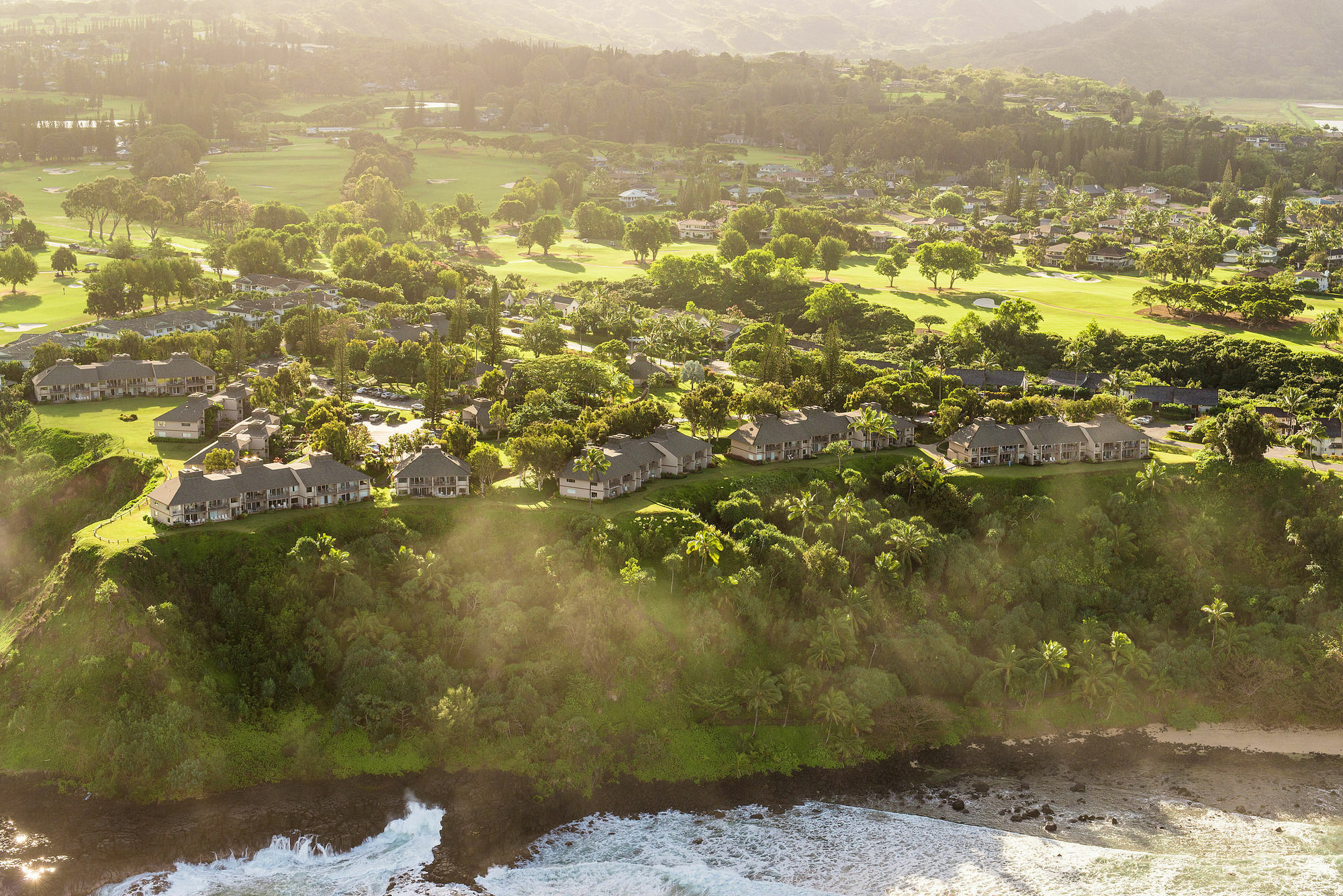 Princeville Oceanfront Villas Kauai Eksteriør bilde